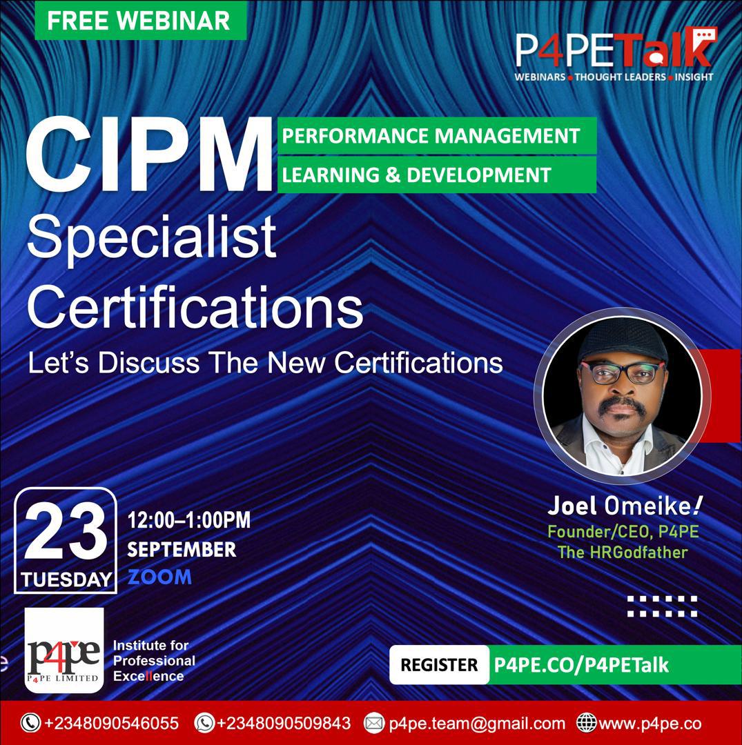 CIPM Specialist Certifications Webinar