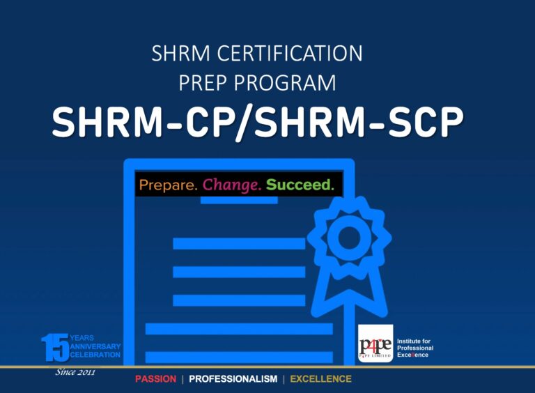 Comprehensive SHRM CP/SCP certification Prep Program